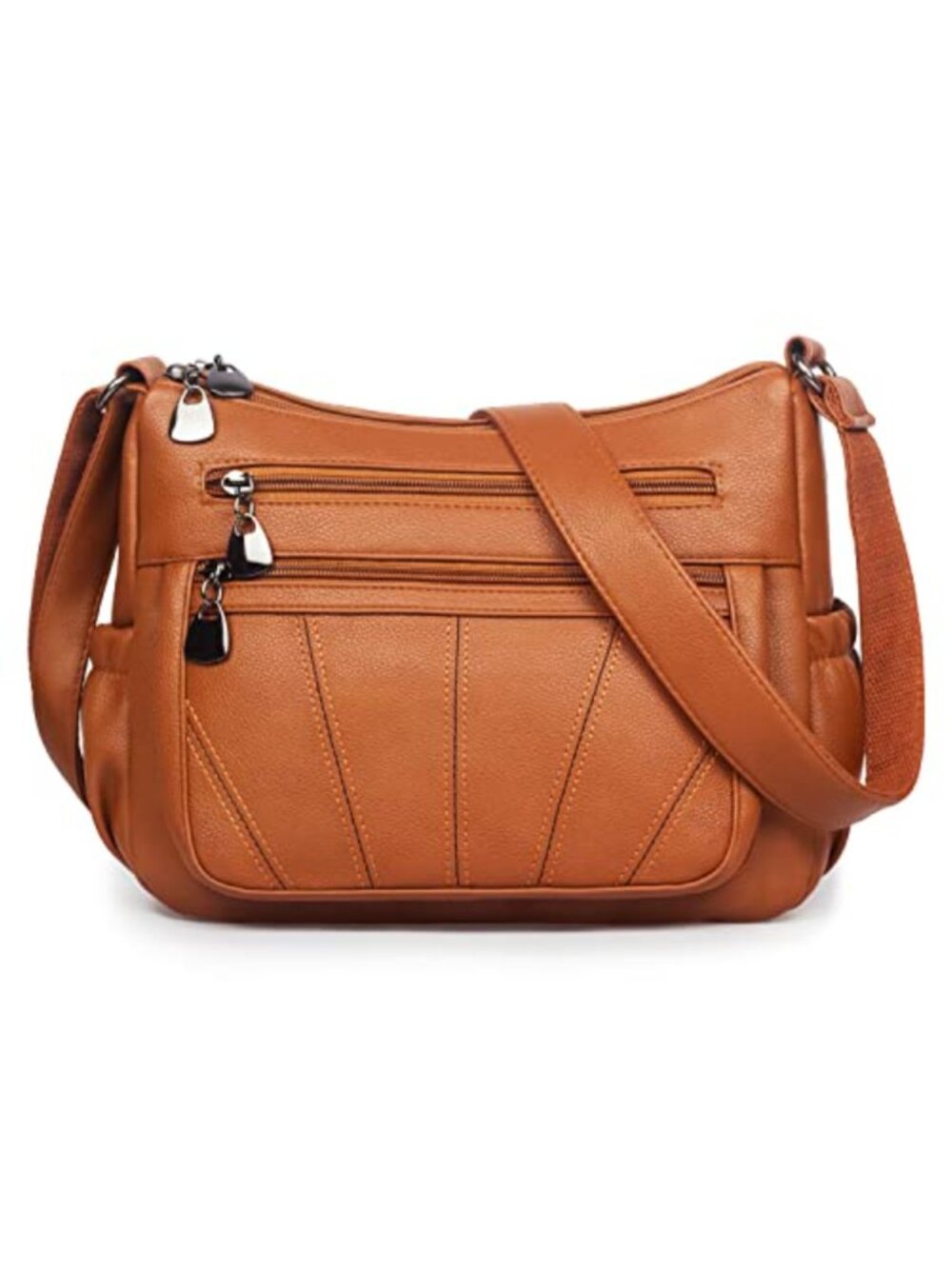 Soft PU Leather Crossbody Shoulder Bag Satchel Purse for Women
